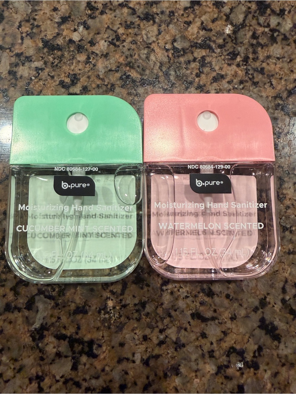 New b-pure Moisturizing Cucumber Mint and Watermelon scented Hand Sanitizer